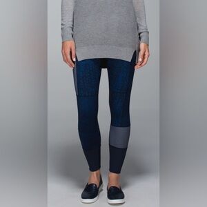 Lululemon Wunder Under Pant *Full-On Luon (Sashiko) Sz 6